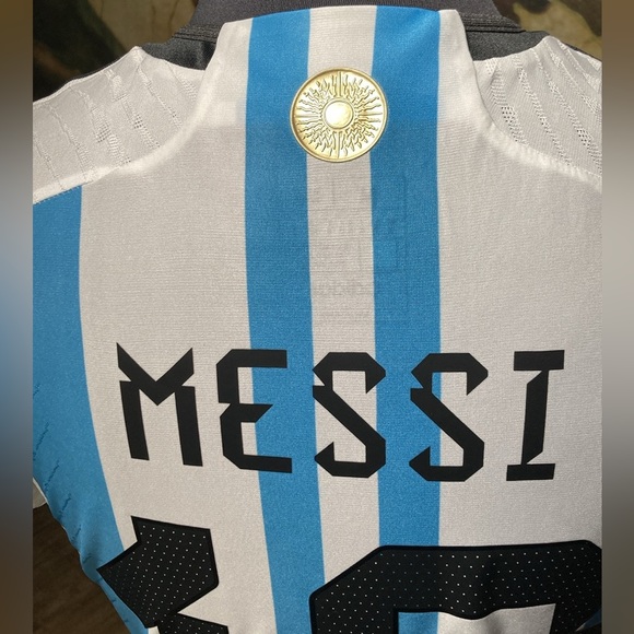 Adidas Argentina Home Original 2023 Jersey NWT Messi #10 M L XL🇦🇷 ⭐️⭐️⭐️🇦🇷⚽️ - Picture 6 of 9